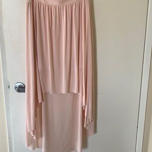 Pretty pink high low skirt. Tags still on.